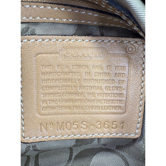 Vintage COACH 3651 Camel Brown Leather Shoulder Bag Retro Hobo Soho - Picture 3 of 16